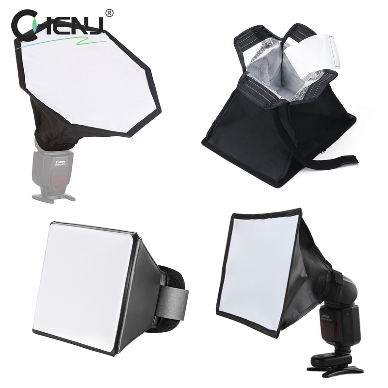 Pop Up Flash Diffuser - 1 pçs dobrável difusor de flash