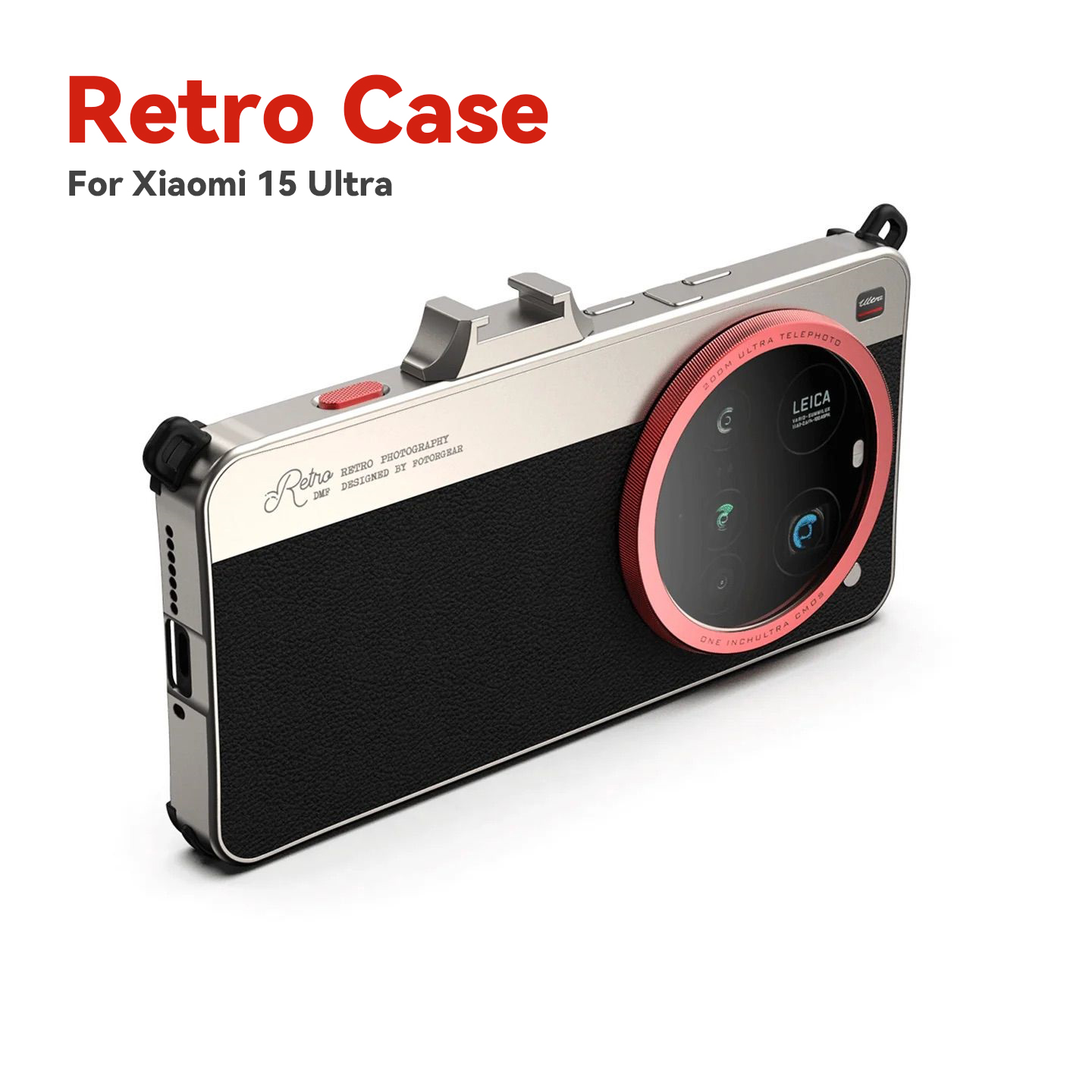 Photography Kit Xiaomi 15 Ultra - Capa de telefone Fotorgear Retro Classic
