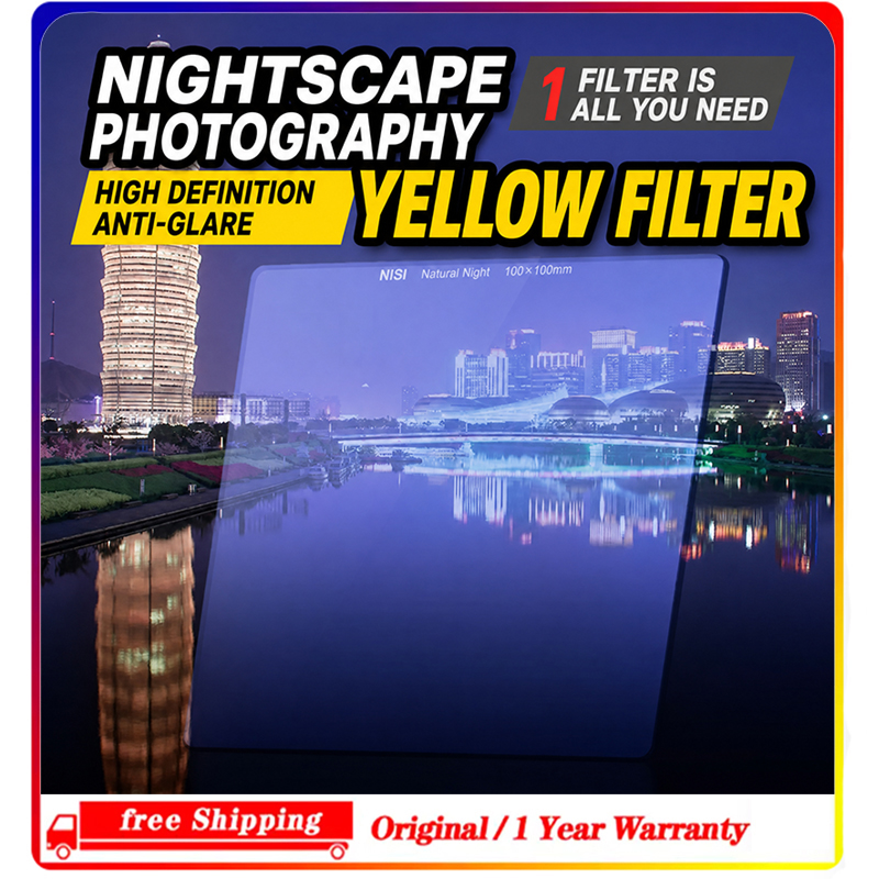 Photography Yellow Filter - Filtro de noite natural quadrado NiSi,
