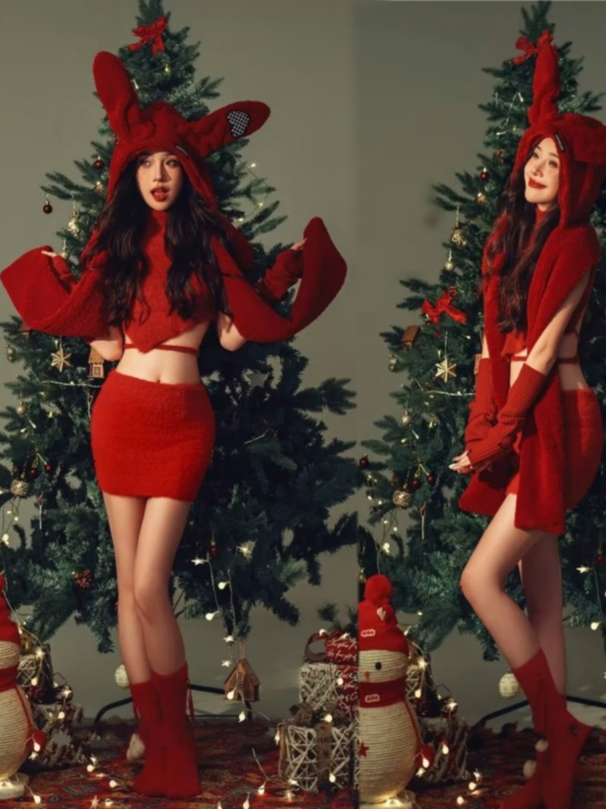 Photography Year - Suéter Temático de Natal para Meninas: