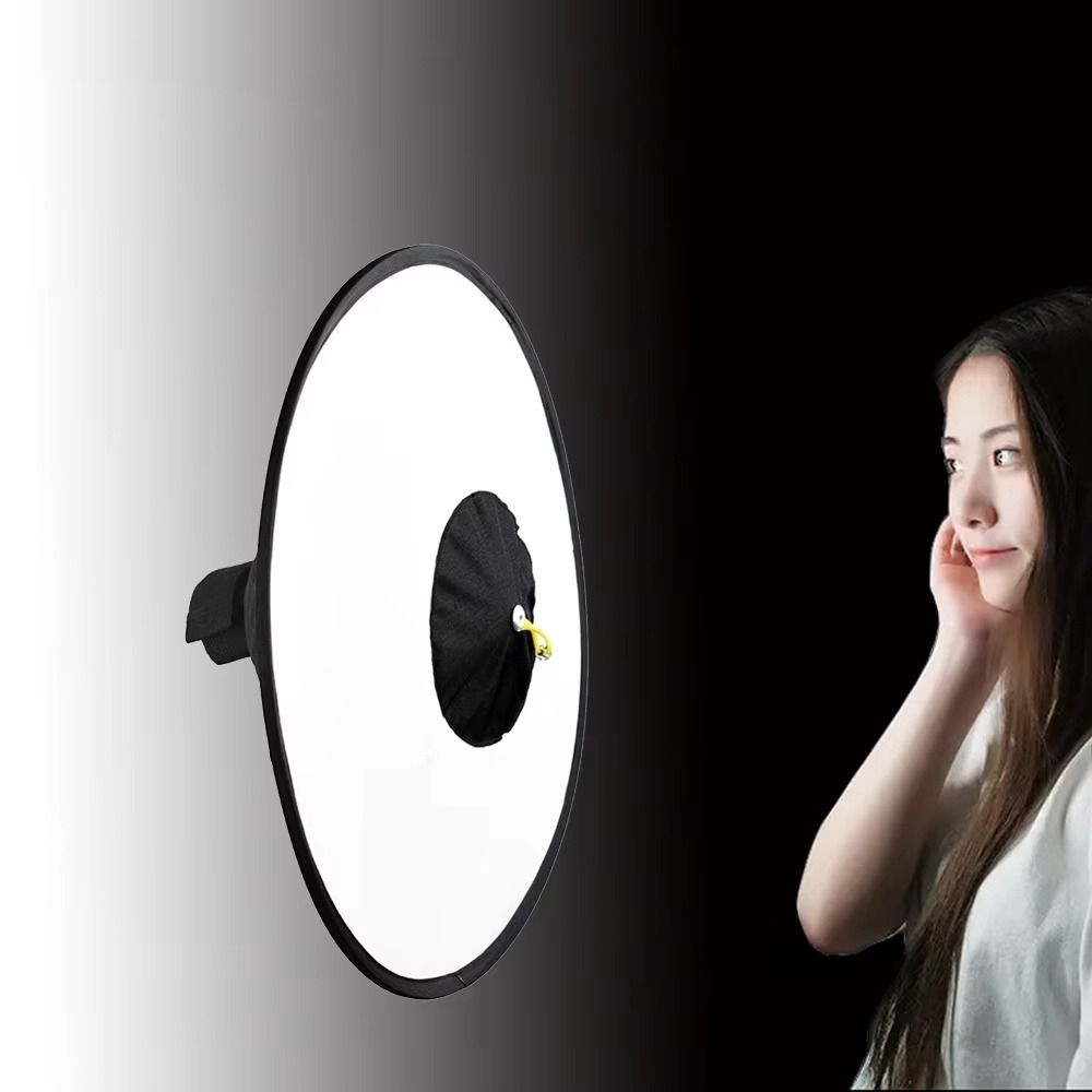 Pop Up Flash Diffuser - Difusor softbox dobrável, cone redondo com
