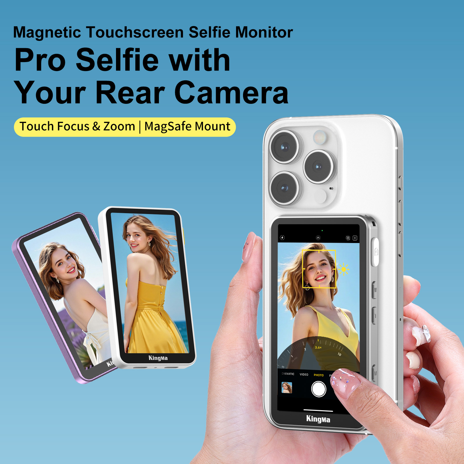 Photography Unit - Ph02 ultra telefone vlog selfie monitor