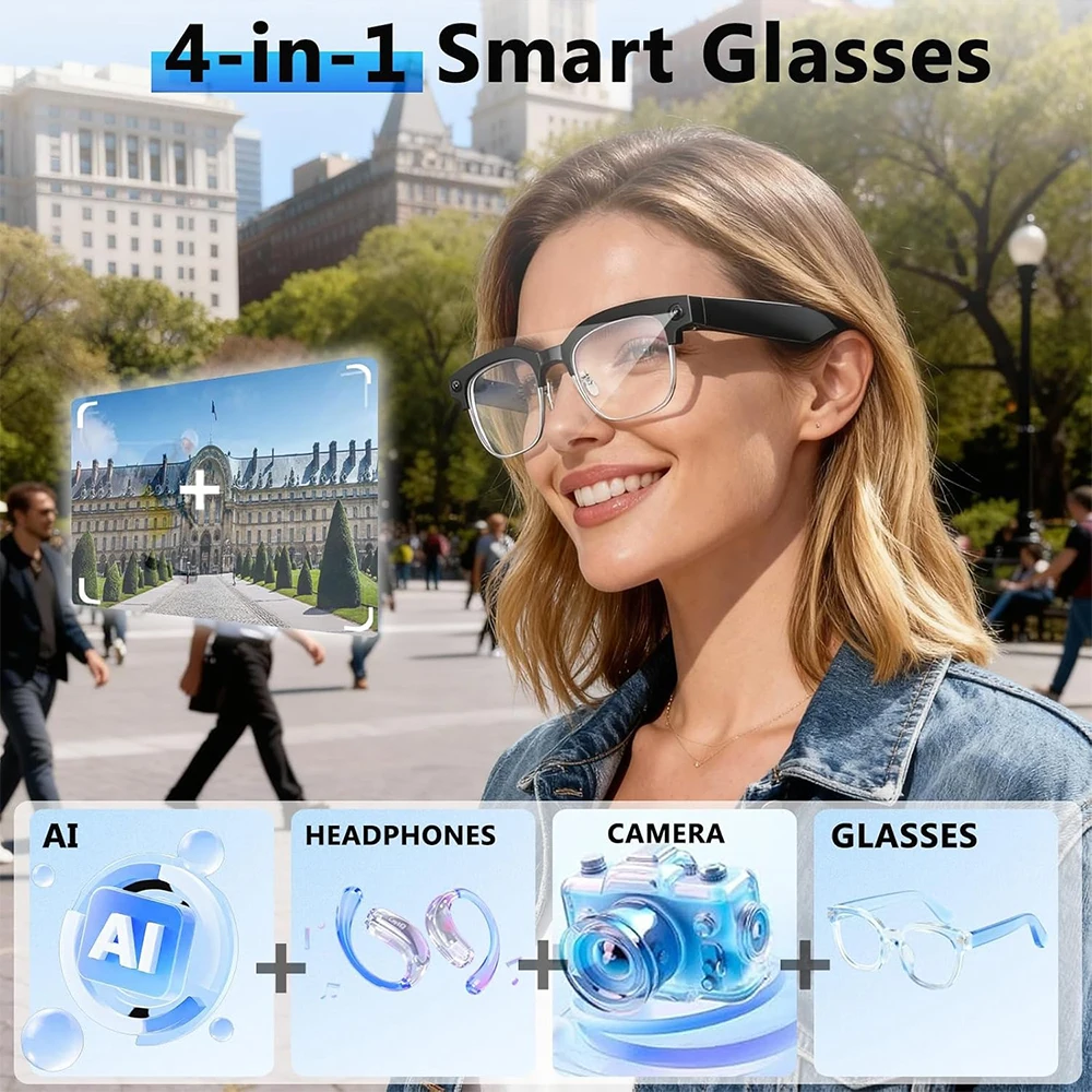 Óculos Inteligentes 4K com IA, - Photography Unit avaliação e preço