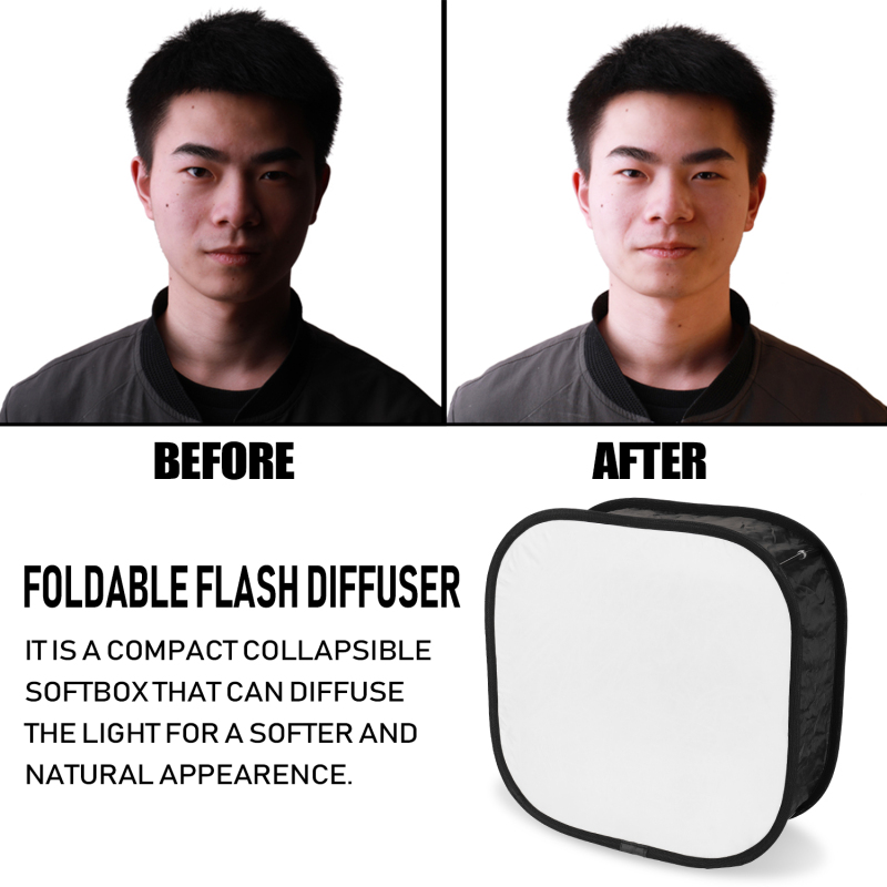 Mini difusor dobrável portátil - Pop Up Flash Diffuser avaliação e preço