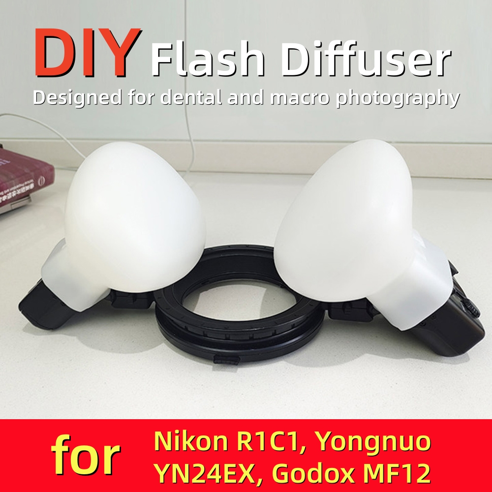 2 Peças DIY Softbox de Silicon - Pop Up Flash Diffuser avaliação e preço