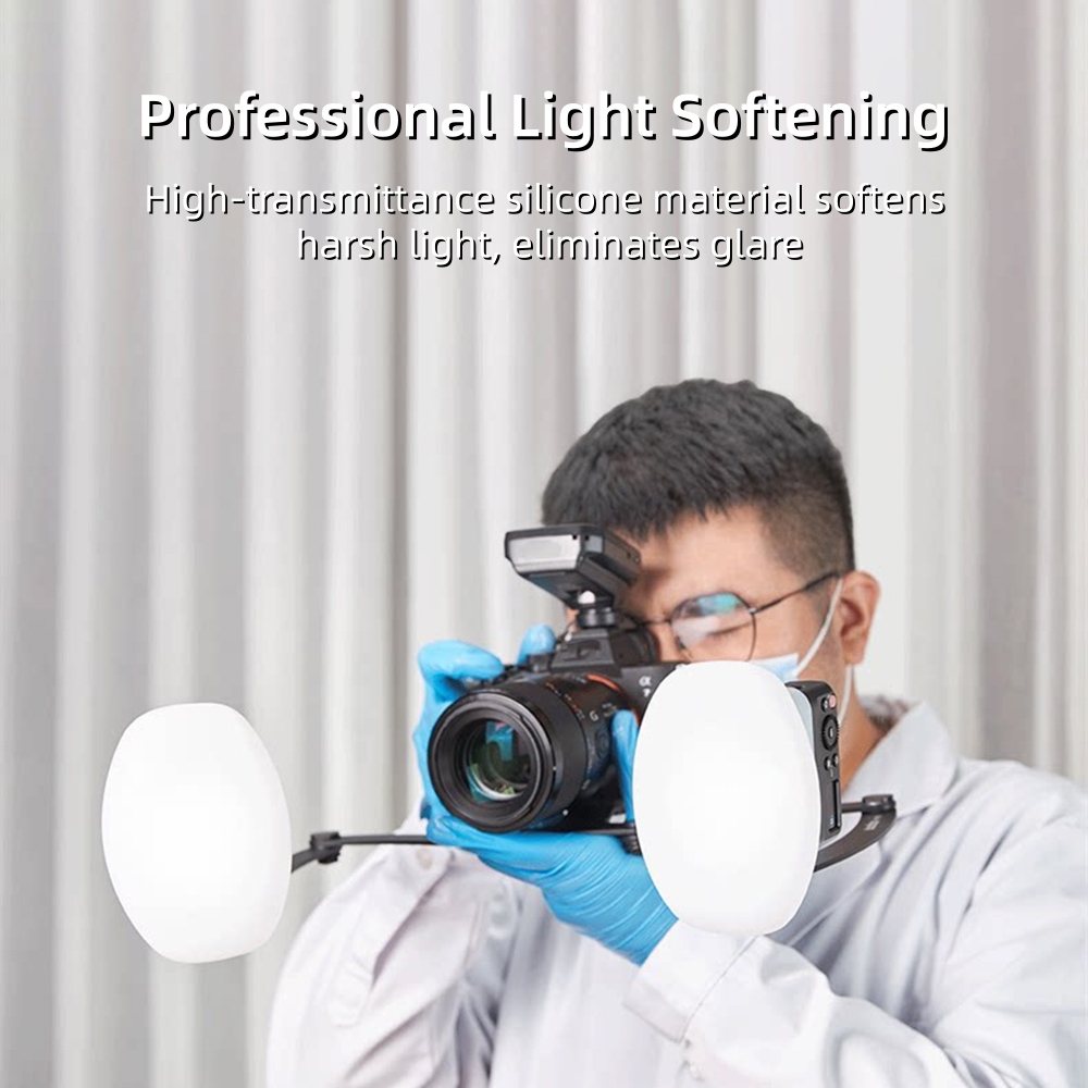 2 Peças DIY Softbox de Silicon - Pop Up Flash Diffuser avaliação e preço